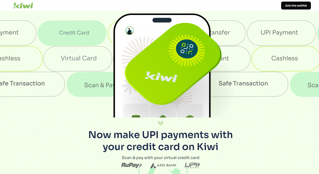 KIWI Axis Bank UPI Credit Card Join The Waitlist Now kiwi-axis-bank-upi-credit-card-join-the-waitlist-now
